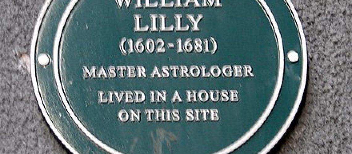 William Lilly Plaque